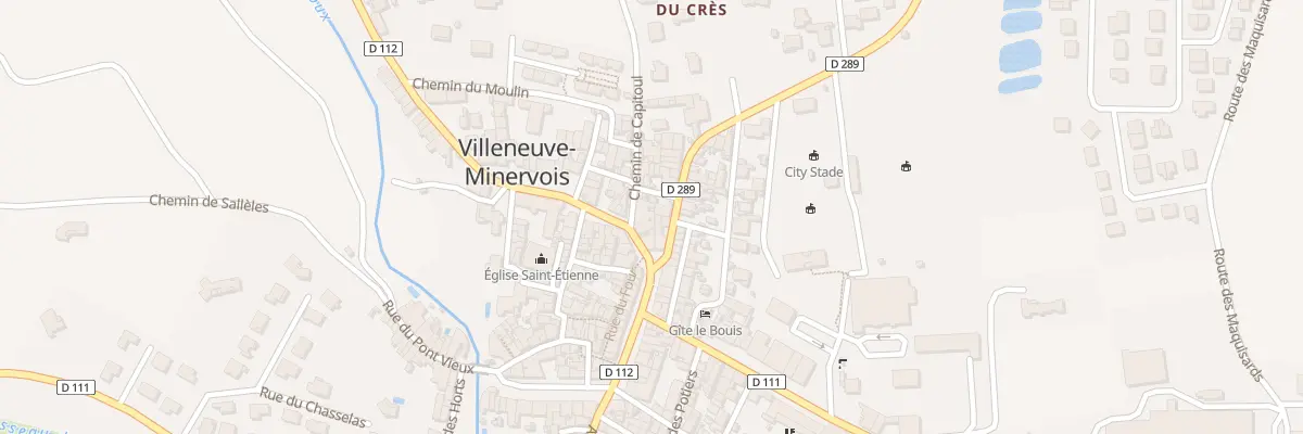 Plan du 4 Che de Capitoul à Villeneuve-Minervois