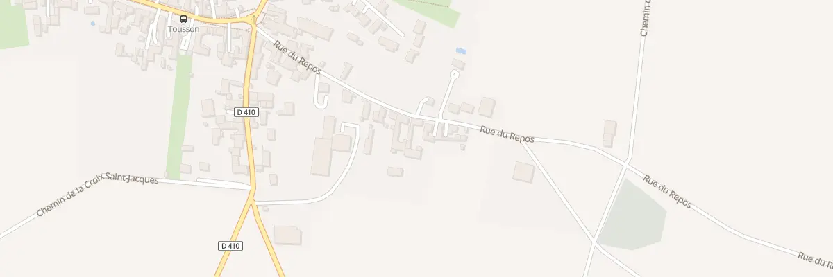 Plan du 14 Rue du Repos à Tousson