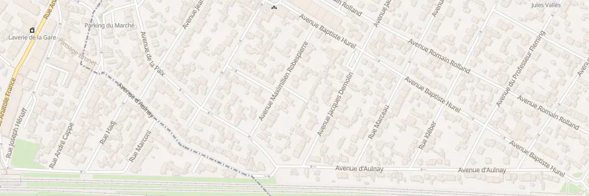 Plan du 16 Av M Robespierre au Blanc-Mesnil