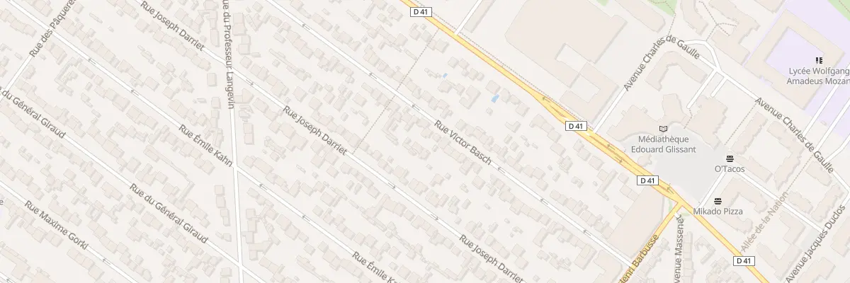 Plan du 47 Rue Victor Basch au Blanc-Mesnil