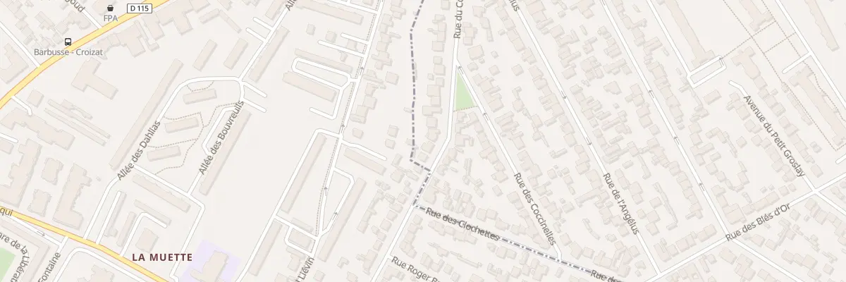 Plan du 38 Rue du Colonel Fabien au Blanc-Mesnil