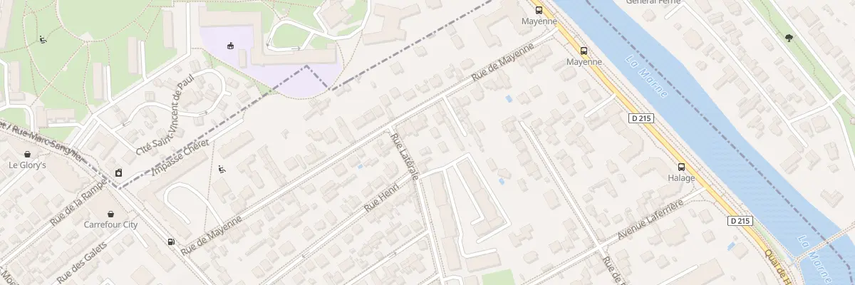 Plan du 25 Rue de Mayenne à Créteil