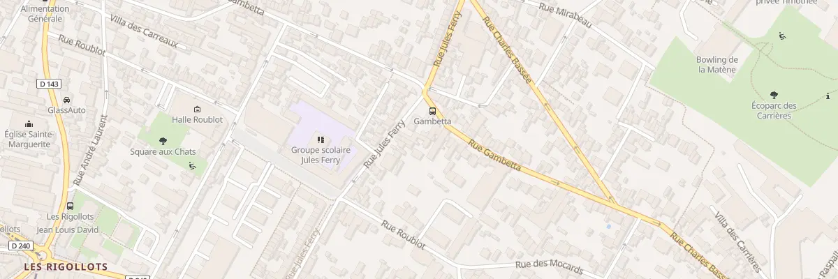 Plan du 44 Rue Jules Ferry à Fontenay-sous-Bois