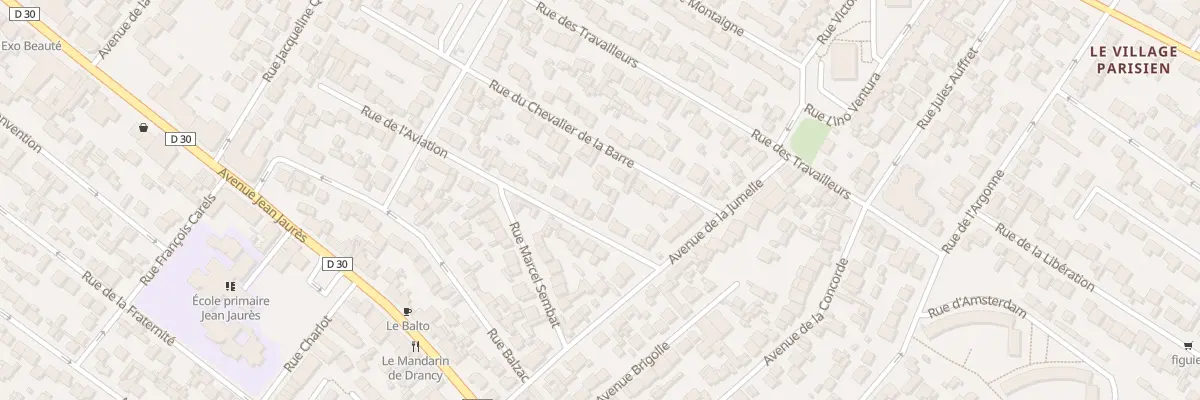 Plan du 47 Rue De L’Aviation à Drancy