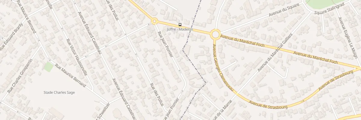 Plan du 23 Rue Jean Pomier à Drancy