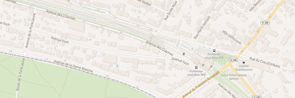 Plan du 4 Av Foch à Fontenay-sous-Bois