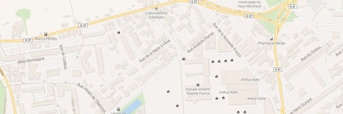 Plan du 35 Rue Anatole France à Montreuil