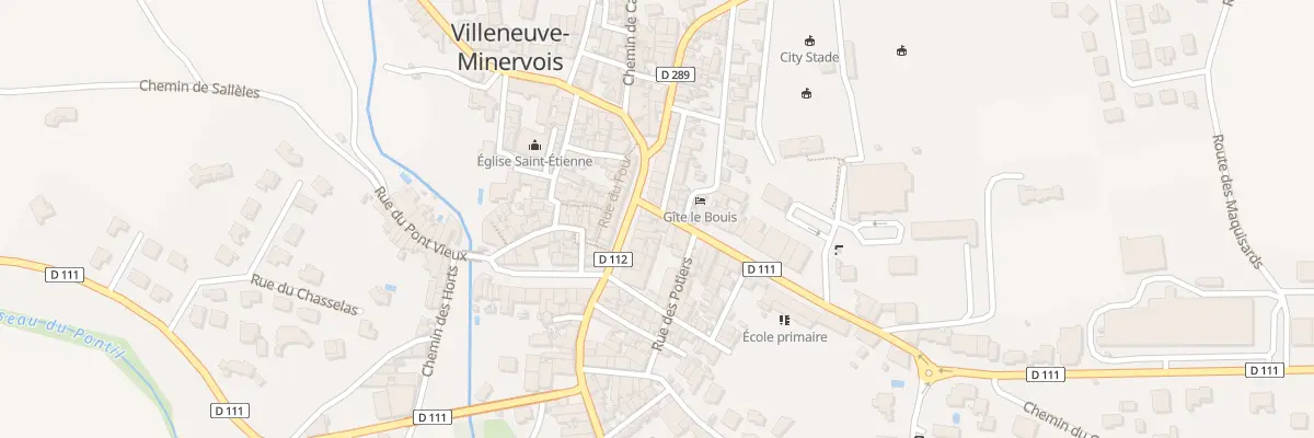 Plan du 4 Av du Jeu de Mail à Villeneuve-Minervois