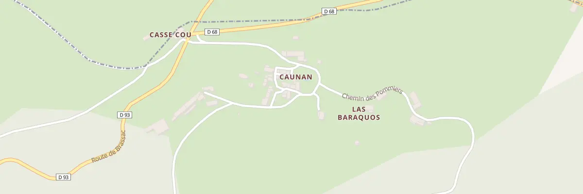 Plan du 1 Rue des Noyers à Cambounès