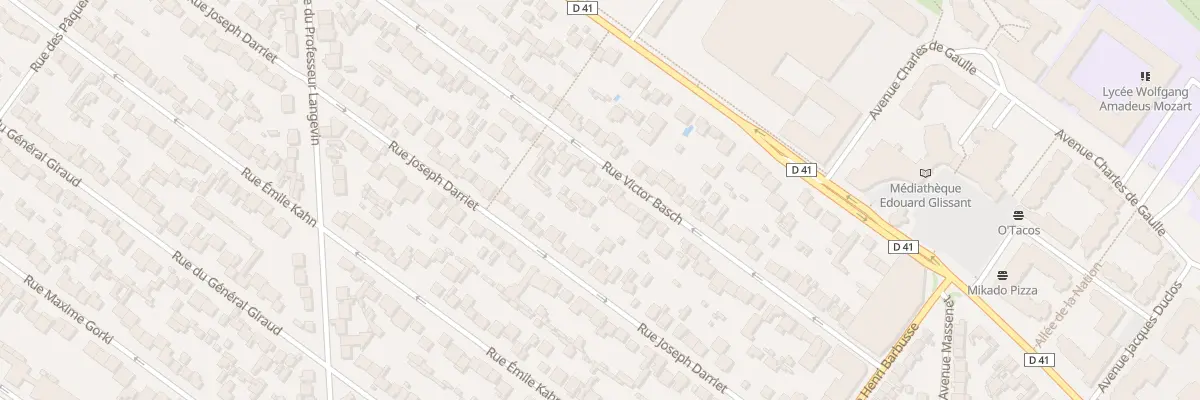 Plan du 45 Rue Victor Basch au Blanc-Mesnil