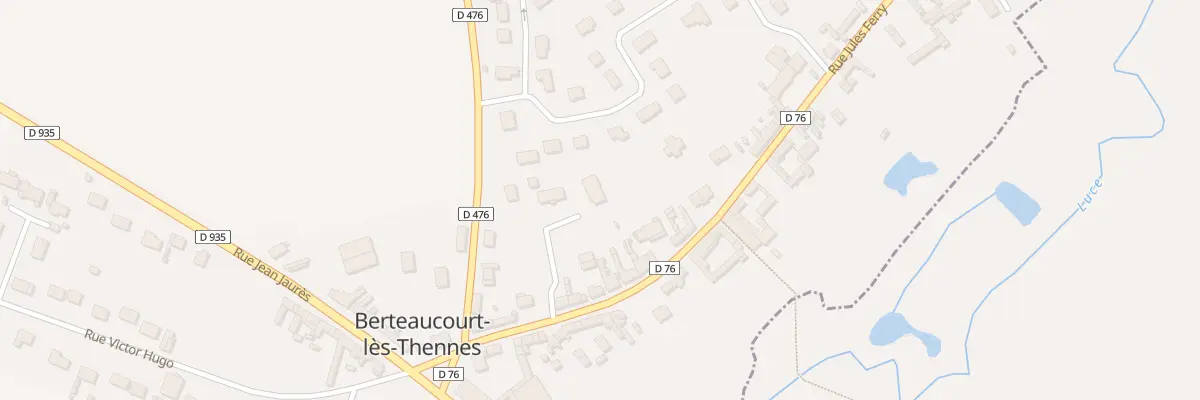 Plan du 5B Rue Jules Ferry à Berteaucourt-lès-Thennes