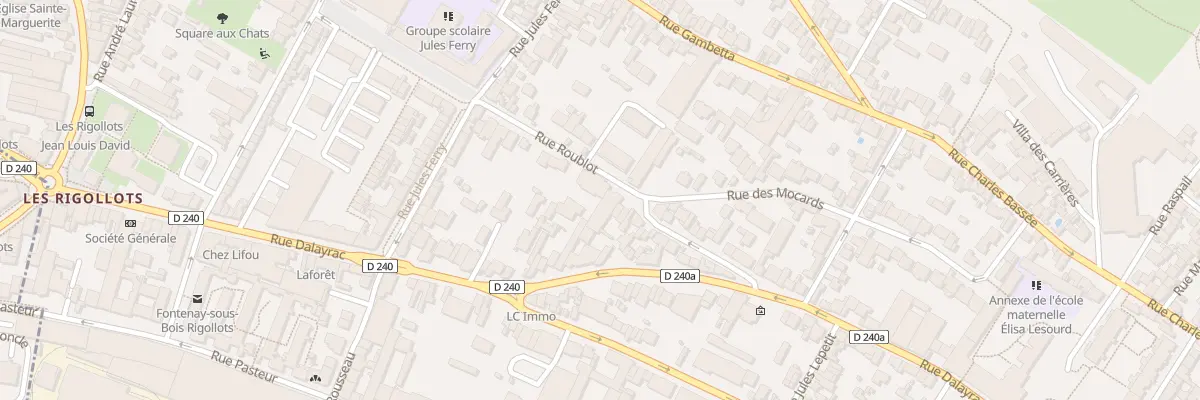 Plan du 21 Rue Roublot à Fontenay-sous-Bois