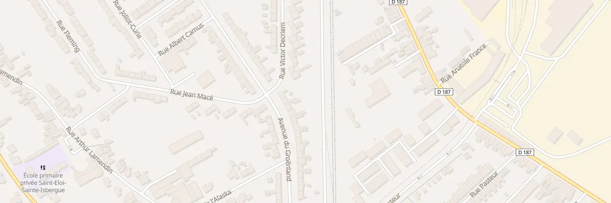 Plan du 59 Av du Groenland à Isbergues