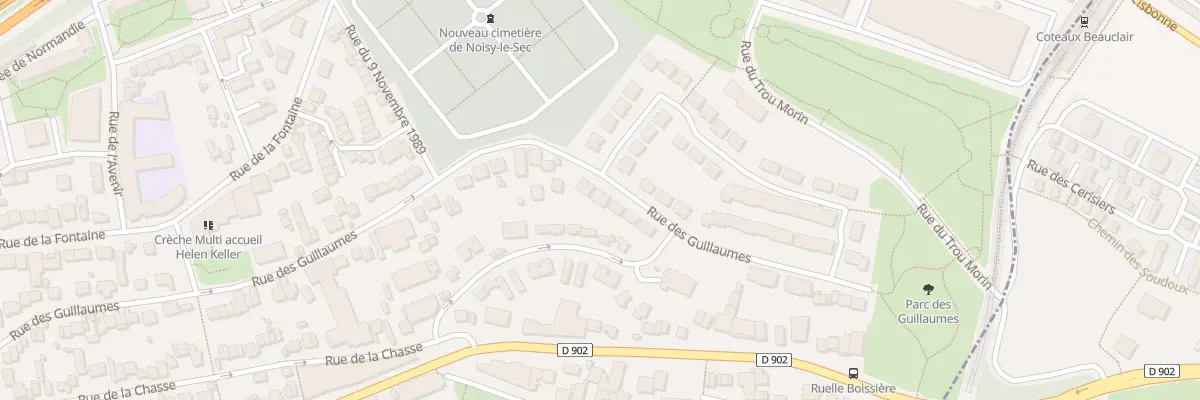 Plan du 122 Rue des Guillaumes à Noisy-le-Sec