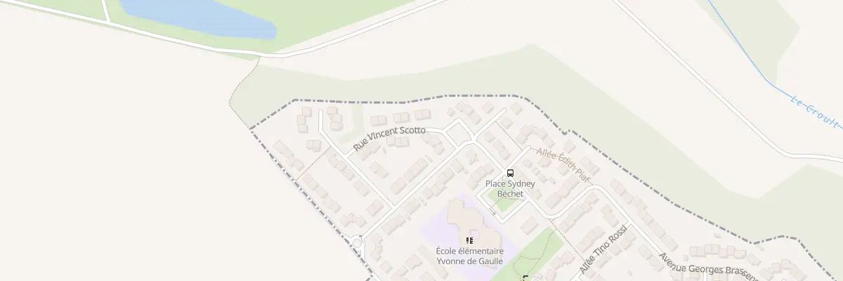 Plan du 18 Rue Vincent Scotto à Goussainville