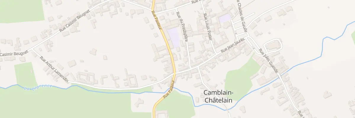 Plan du 11 Rue Pasteur à Camblain-Châtelain