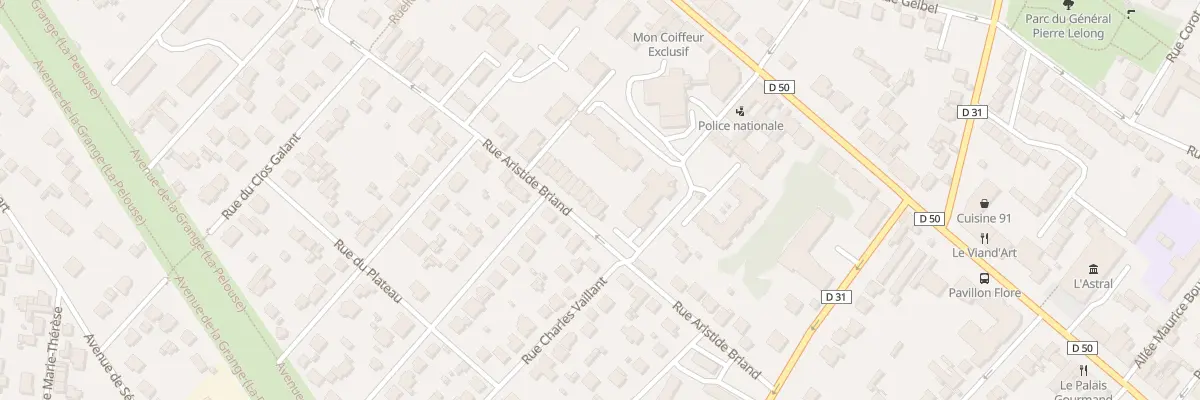 Plan du 81B Rue Aristide Briand à Montgeron