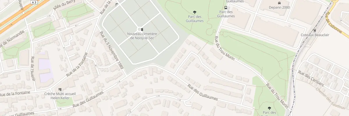 Plan du 3 Rue Louise Michel à Noisy-le-Sec