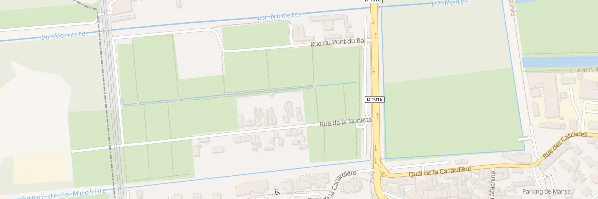 Plan du 2 Rue de la Nonette à Chantilly