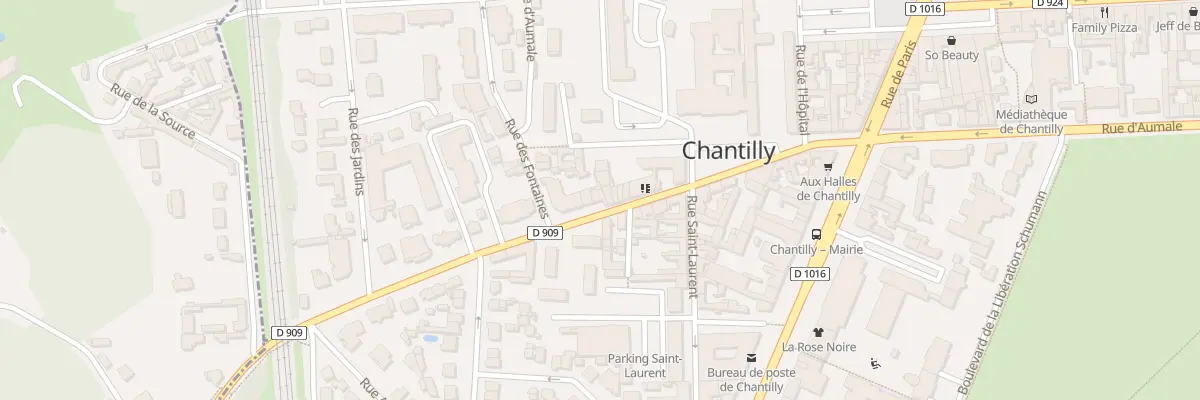 Plan du 10 Rue de Gouvieux à Chantilly
