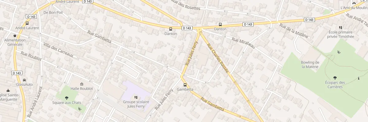 Plan du 63B Rue Jules Ferry à Fontenay-sous-Bois