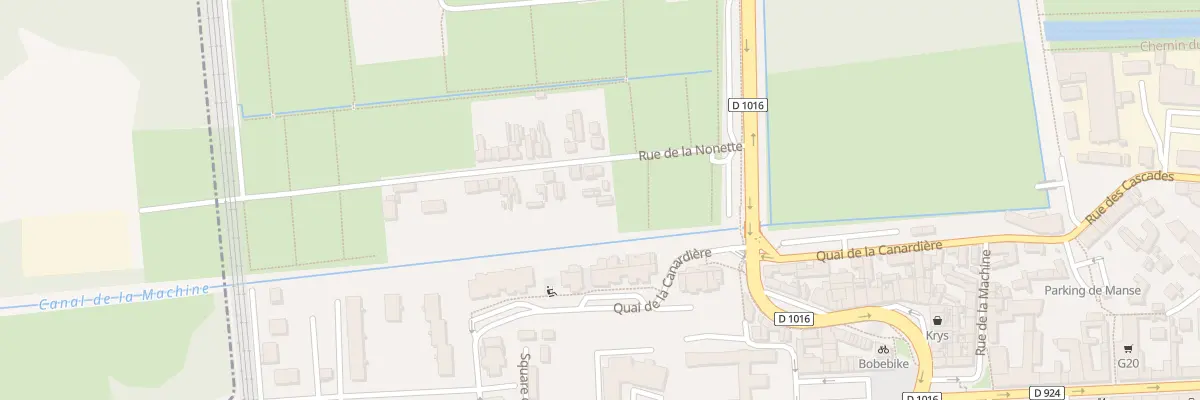 Plan du 1 Rue de la Nonette à Chantilly