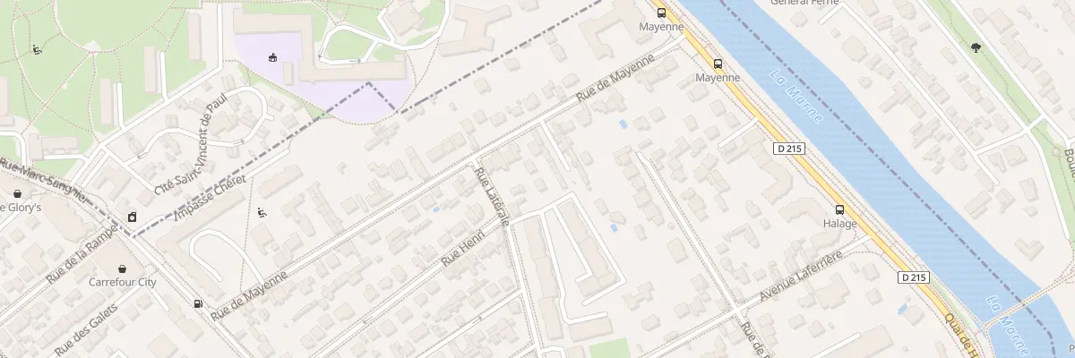 Plan du 23 Rue de Mayenne à Créteil