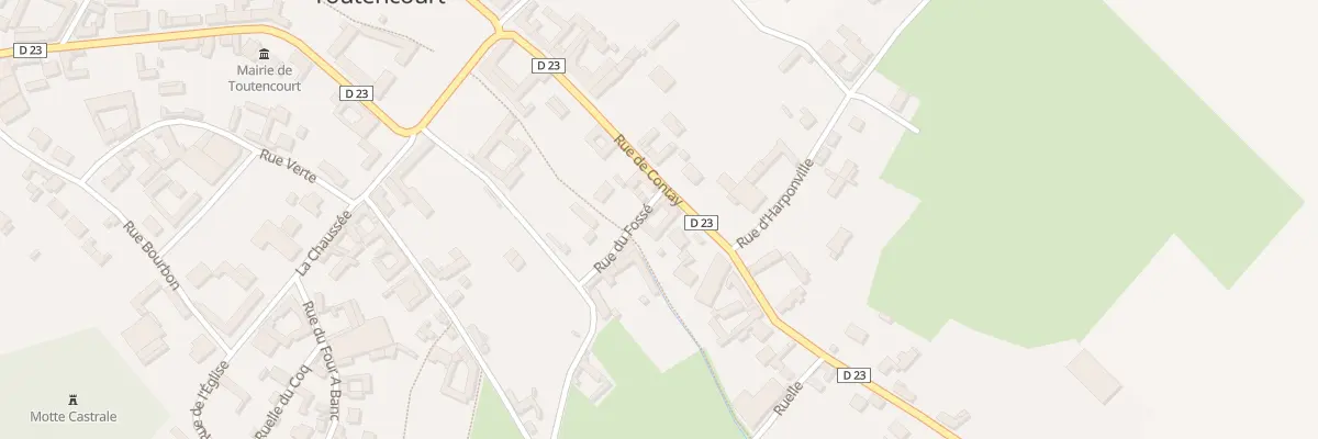 Plan du 8 Rue de Contay à Toutencourt