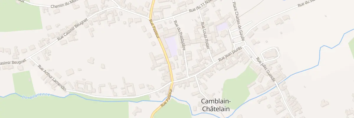 Plan du 15 Rue Pasteur à Camblain-Châtelain