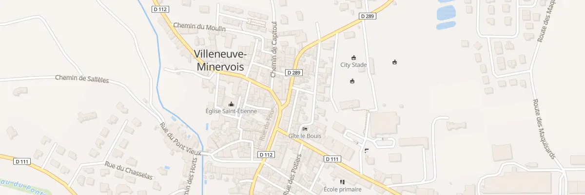 Plan du 11 Rue Saint Nazaire à Villeneuve-Minervois