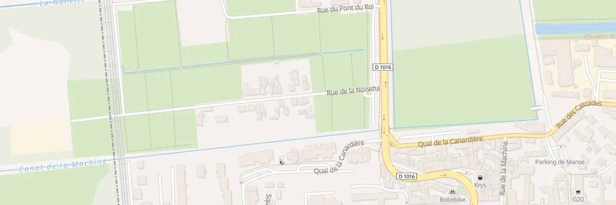Plan du 3 Rue de la Nonette à Chantilly
