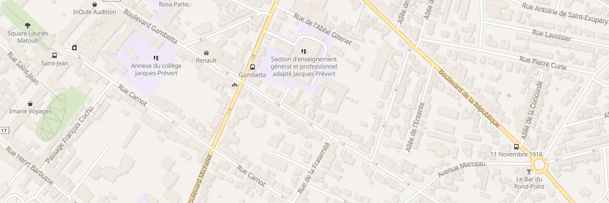 Plan du 51 Bd Gambetta à Noisy-le-Sec