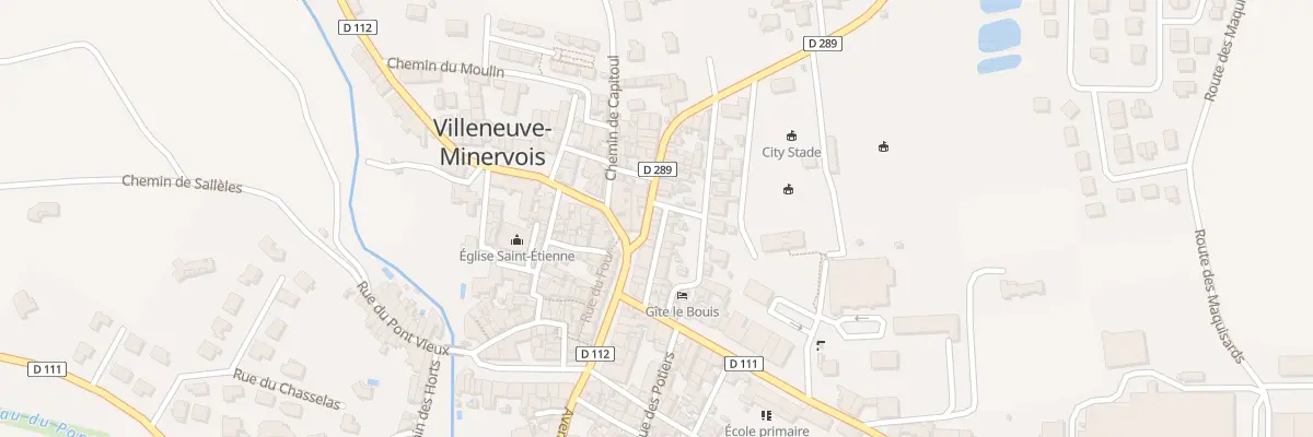 Plan du 13 Rue Saint Nazaire à Villeneuve-Minervois