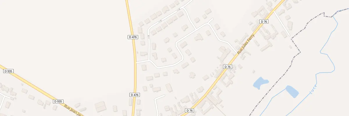 Plan du 14 Rue Charles Billoré à Berteaucourt-lès-Thennes