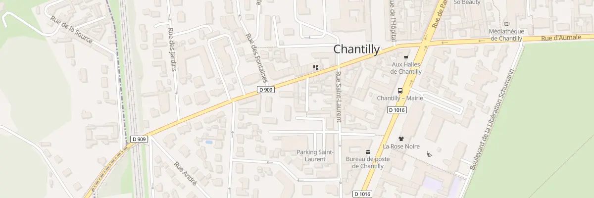 Plan du 27 Rue de Gouvieux à Chantilly