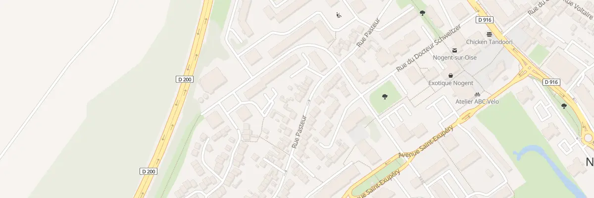 Plan du 22 Rue Pasteur à Nogent-sur-Oise