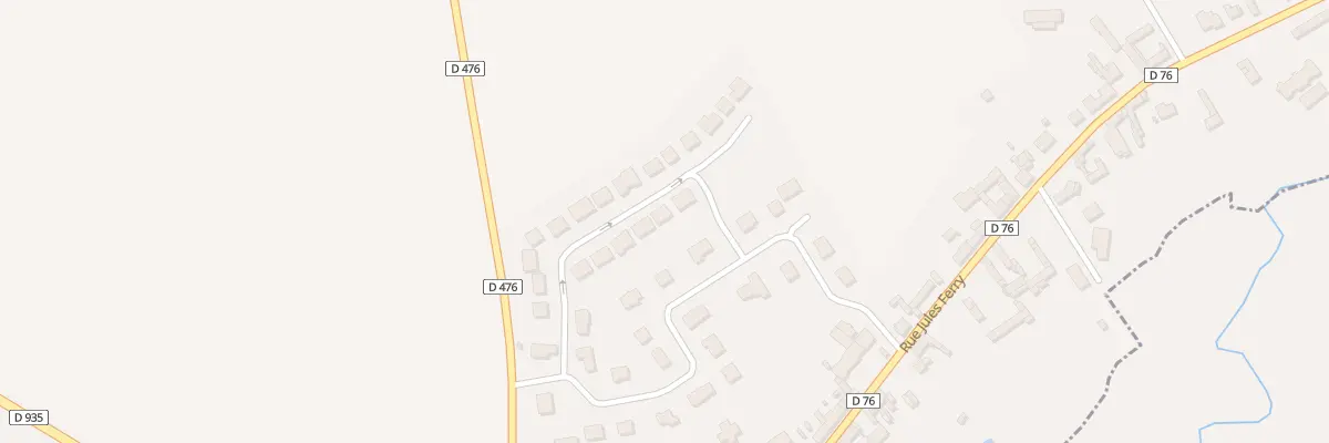 Plan du 10 Rue Bailly de Surcy à Berteaucourt-lès-Thennes