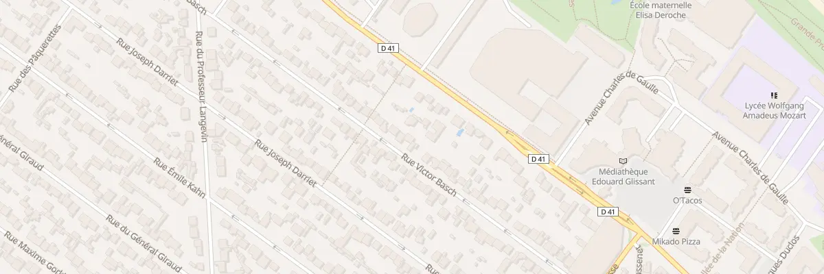 Plan du 50 Rue Victor Basch au Blanc-Mesnil