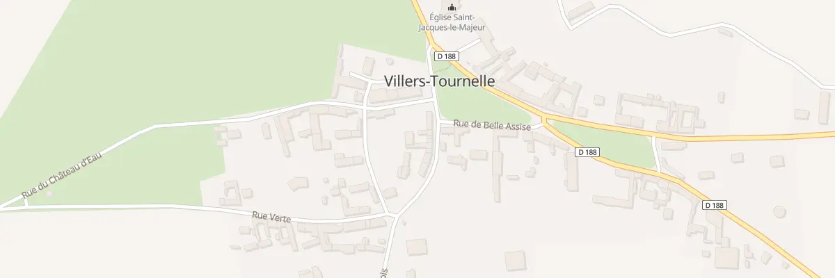Plan du 6 Rue du Bois à Villers-Tournelle