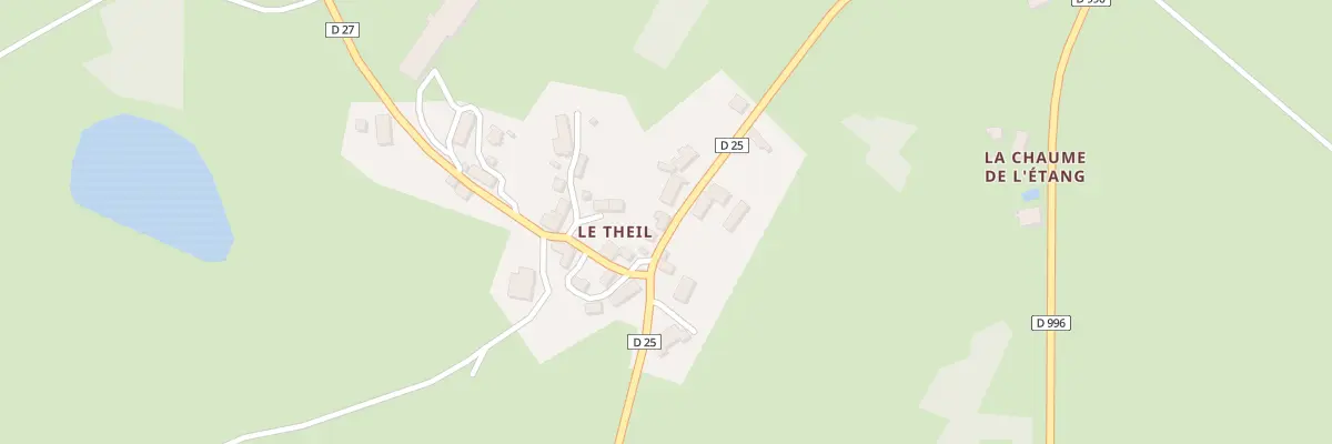 Plan du 8 Le Theil au Compas