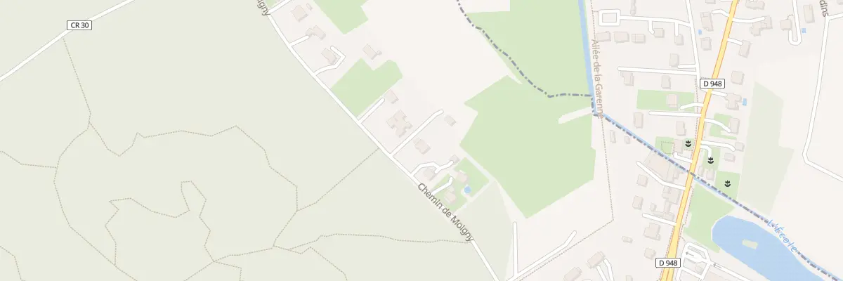 Plan du 17 Che de Moigny à Oncy-sur-École