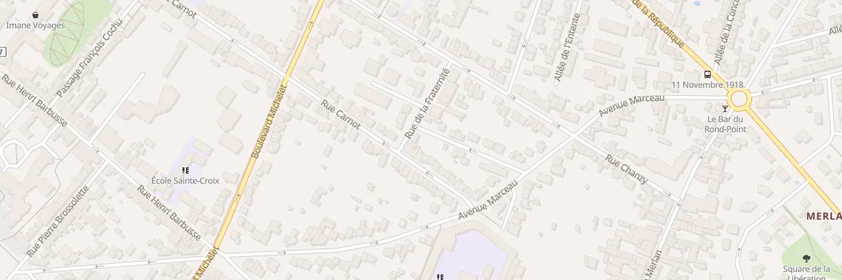Plan du 2 Rue de la Fraternité à Noisy-le-Sec