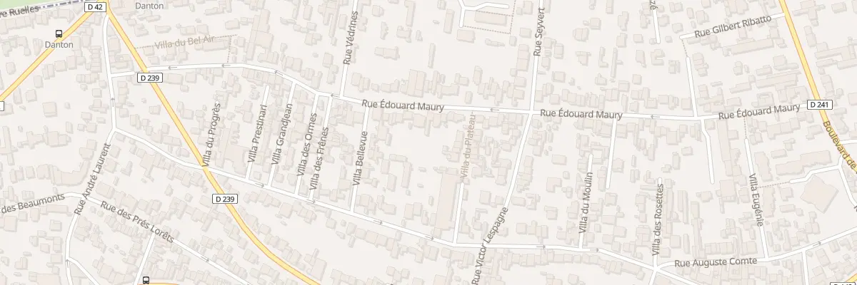 Plan du 137 Rue Édouard Maury à Fontenay-sous-Bois