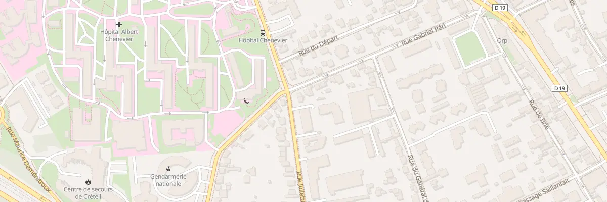 Plan du 1 Rue Juliette Savar à Créteil