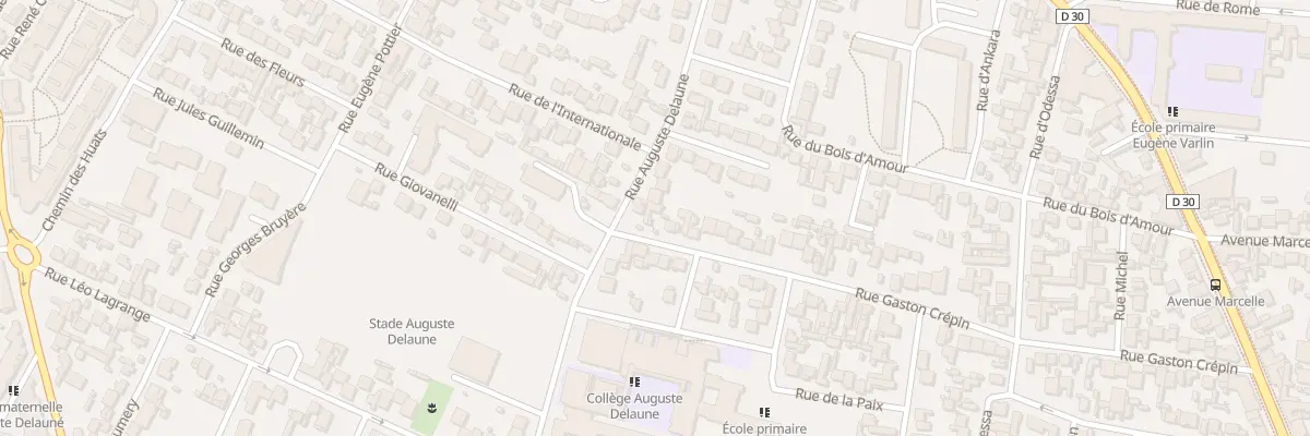 Plan du 78 Rue Gaston Crépin à Bobigny