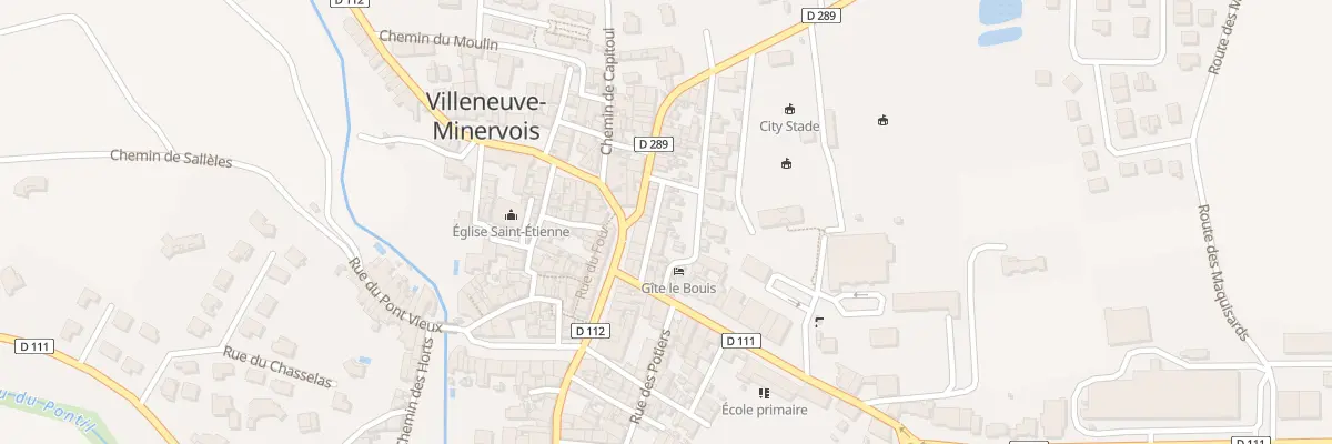 Plan du 10 Rue Saint Nazaire à Villeneuve-Minervois