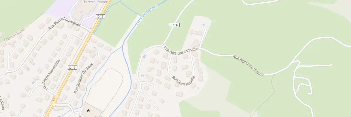 Plan du 2 Rue Jean Abadie à Aurillac
