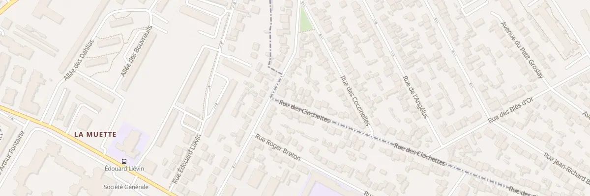 Plan du 7 Rue des Clochettes au Blanc-Mesnil