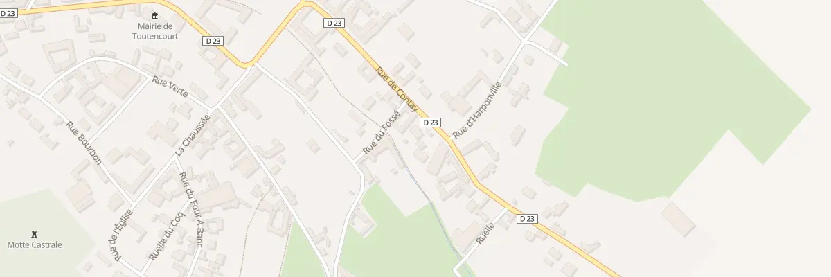 Plan du 8B Rue de Contay à Toutencourt