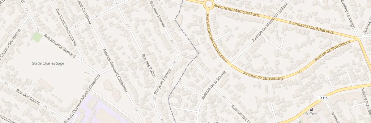 Plan du 37 Rue Jean Pomier à Drancy